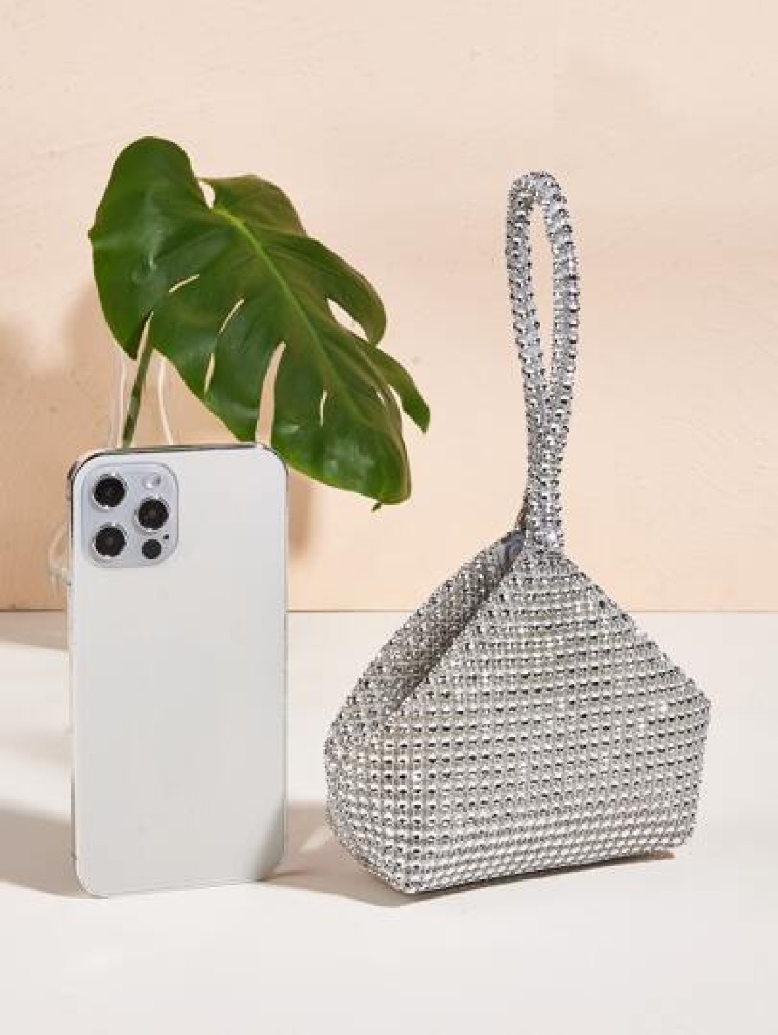 Vincy Glitter Handbag Glamorous Elegant Exquisite Quiet Luxury Glitter Bling Sequin Luxury Shiny Sequin Evening Bag Women s Clutch Bag For Ball For Party Rhinestone For Party Girl Woman Bride Perfect