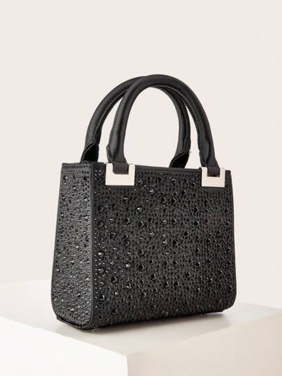 Women Luxury Satin Mini Rhinestone Decorated Clutch Bag Elegant Evening Party Handbag Formal Prom Gown Wedding Purse For Ladies Daily Commute Or Dating For Party Wedding Prom Dinner Banquet Matching W