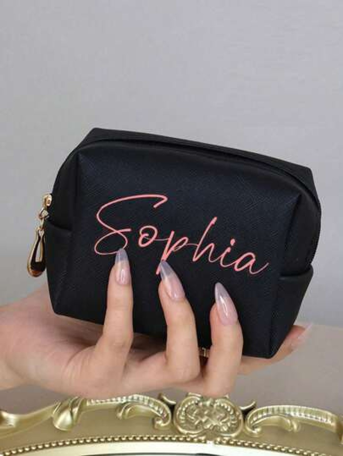 Customized Small Cosmetic Case Lipstick Zipper Storage Bag Travel Toiletry Bag Coin Purse Cosmetics Storage Box Waterproof And Cute Travel Toiletry Storage Bag Suitable For Women And Girls