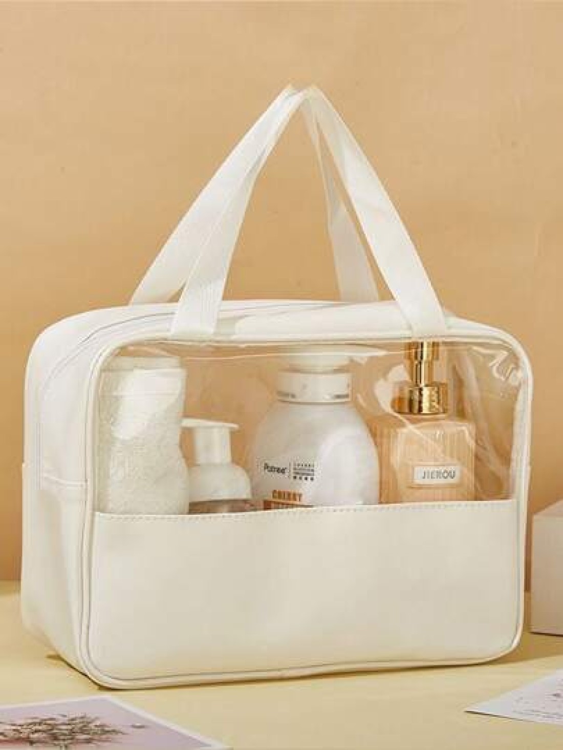 3pcs Set 1 Summer Travel Cosmetic Bag Waterproof Toiletry Bag Multi Functional Makeup Organizer Bag Travel Makeup Brush Holder Bag Portable Travel Organizer Pouch Suitable For Skincare Cosmetics Makeu