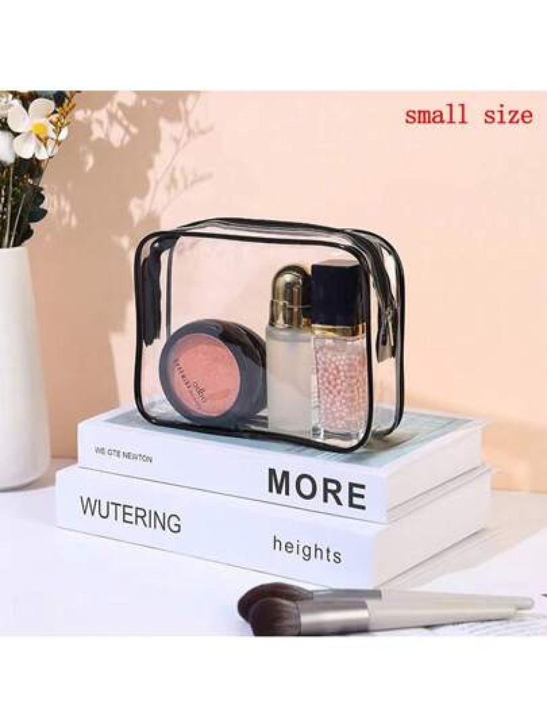 3Pcs Set Transparent Toiletry Bags Large Capacity Travel Organizer Storage Pouch Makeup Cosmetics Bag Multifunction Makeup Bag Beach Pool Spa Gym Bag Large Capacity Travel Toiletries Zipper Storage Ba