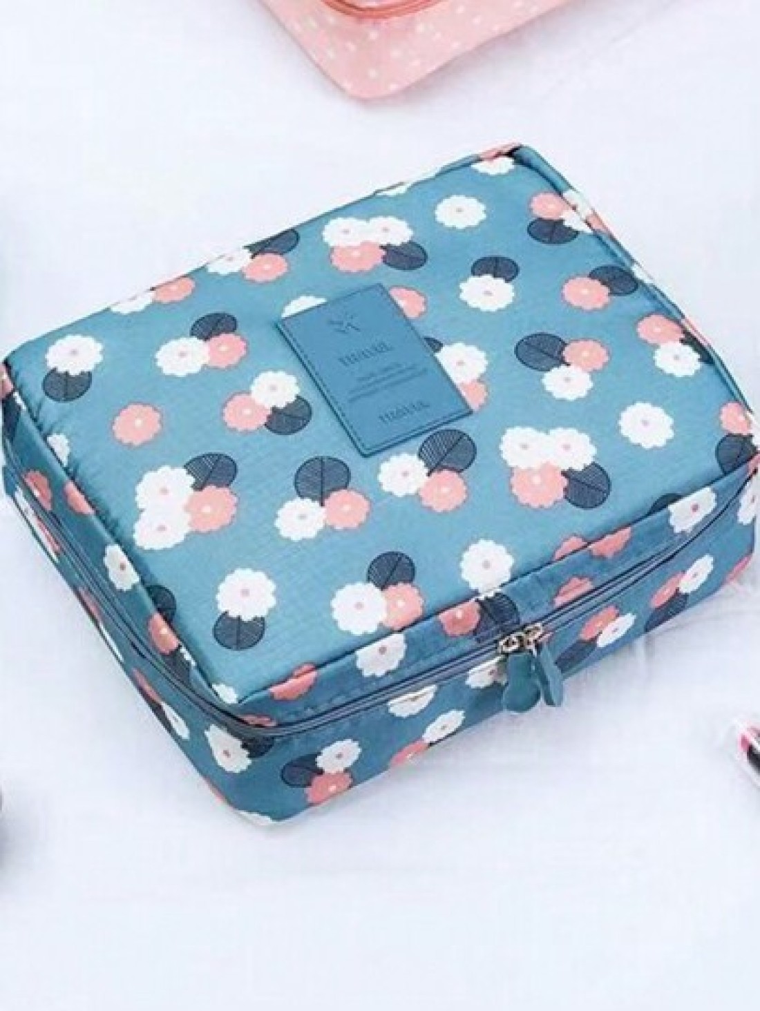 1pc Cosmetic Bag Set Toiletry Organizer Bag Travel Makeup Bag Lightweight Travel Essential Jewelry Organizer Lip Gloss Organizer Nail Polish Organizer Cosmetic Storage OrganizerSummer Travel Vacation