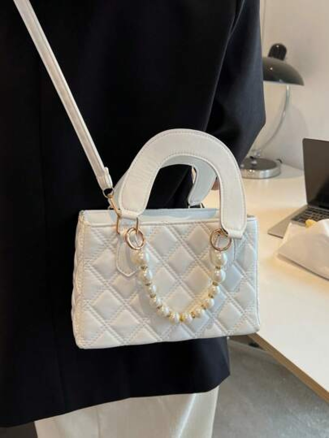 Fashionable New High End Texture Simple And Versatile Casual Solid Color Versatile Lightweight Small Square Bag Handbag Crossbody Bag Elegant Small Square Bag