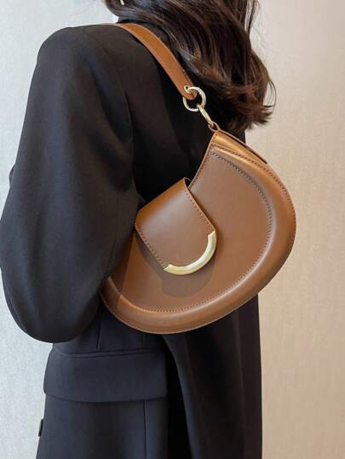 Women s Simple PU Handbag Shoulder Bag Crossbody Bag Clutch Bag Multifunctional Bag