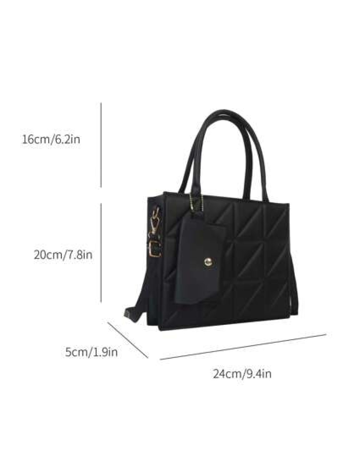 Fashionable Solid Color Shoulder Bag Square Mini Bag