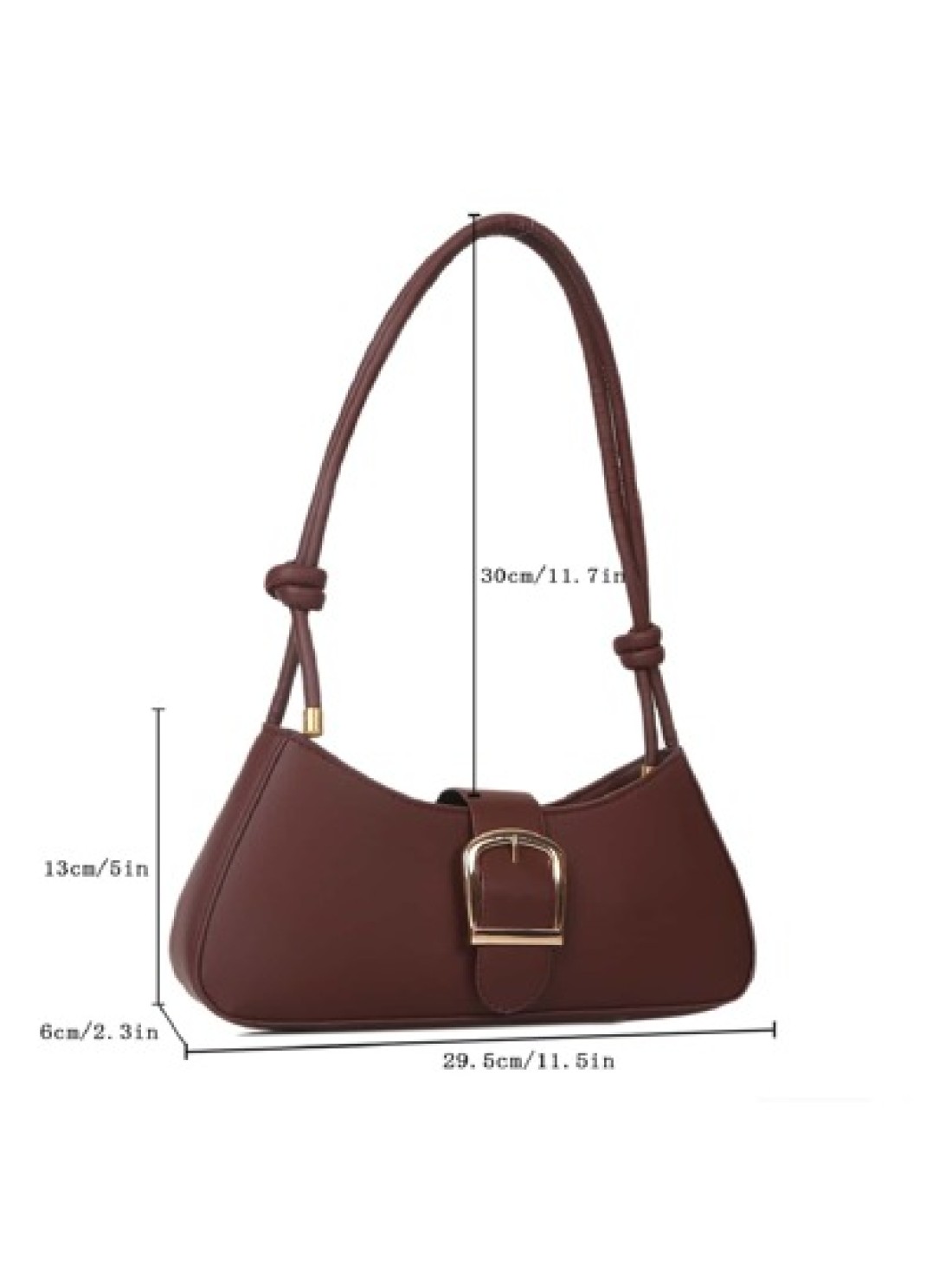 Buckle Decor Bag