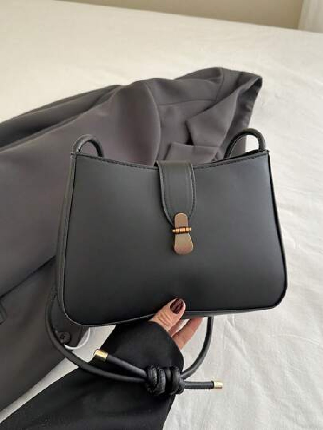 1pc Women s Minimalist All Match Underarm Bag High End Fashion Retro Large Capacity Petite Square Handbag Lightweight Casual Shoulder Tote Bag Suitable For Outing Shopping Gift