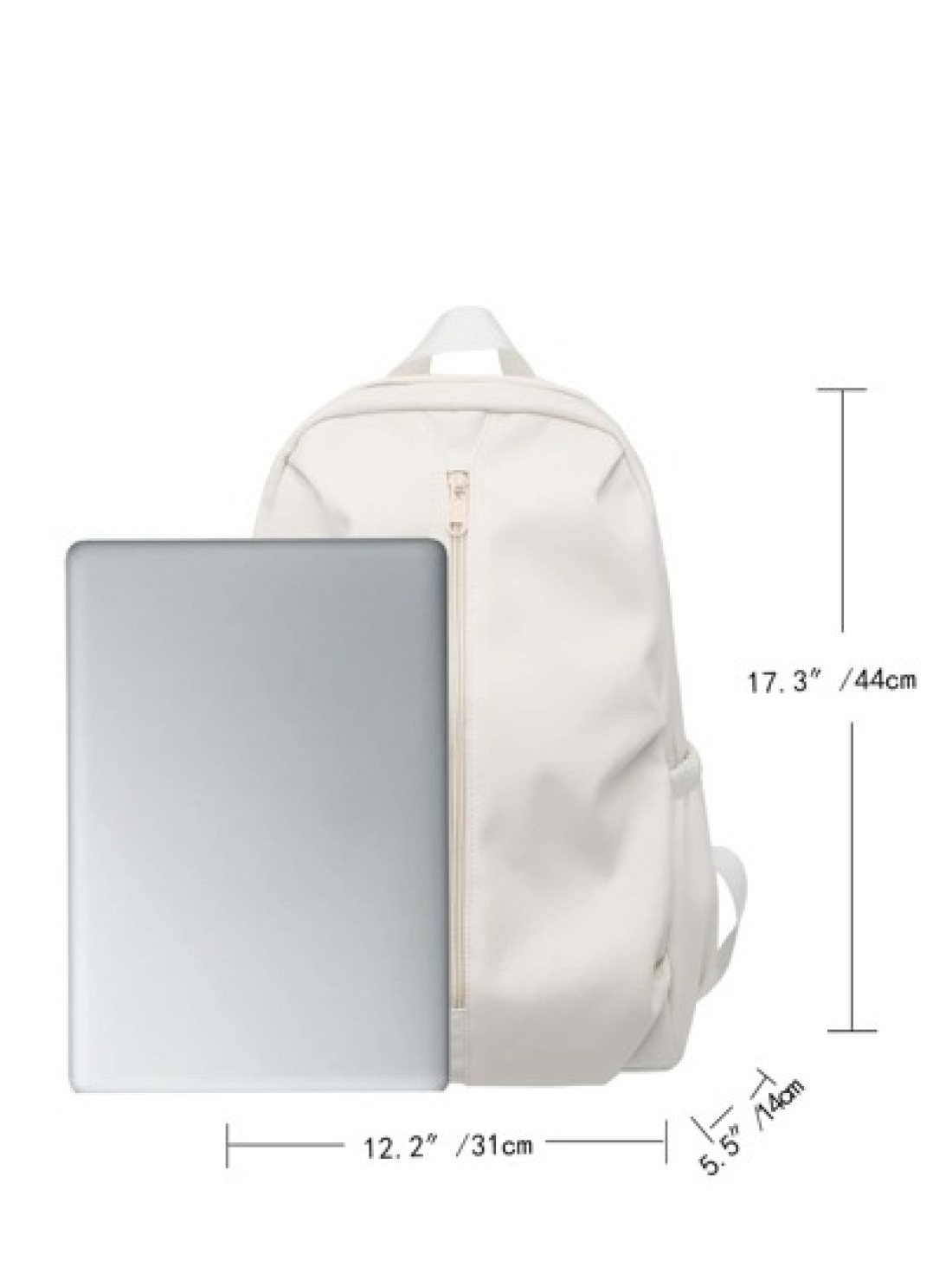 14 Inch Men Minimalist School Bag Backpack Daypack Laptop Bag Computer Bag Book Bag Rucksack Shoulder Bag Sport Bag College Bag Senior Student College Student Multi Functional Dorm Fall Christmas Scre