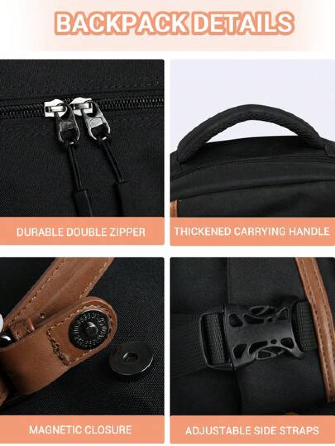 Travel Backpack For Men Laptop Backpack 15 6 Inch Large Waterproof Work Computer Backpack TSA Friendly College School Backpacks