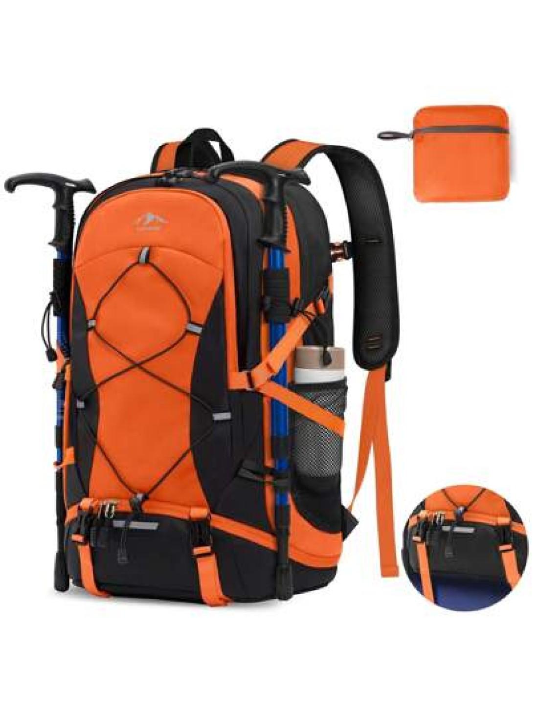 NEWHEY Lightweight Hiking Backpack 40L Packable Daypack For Men Waterproof Camping Bag Foldable Outdoor Sport Travel Climbing Trekking Camping Backpack For Travel