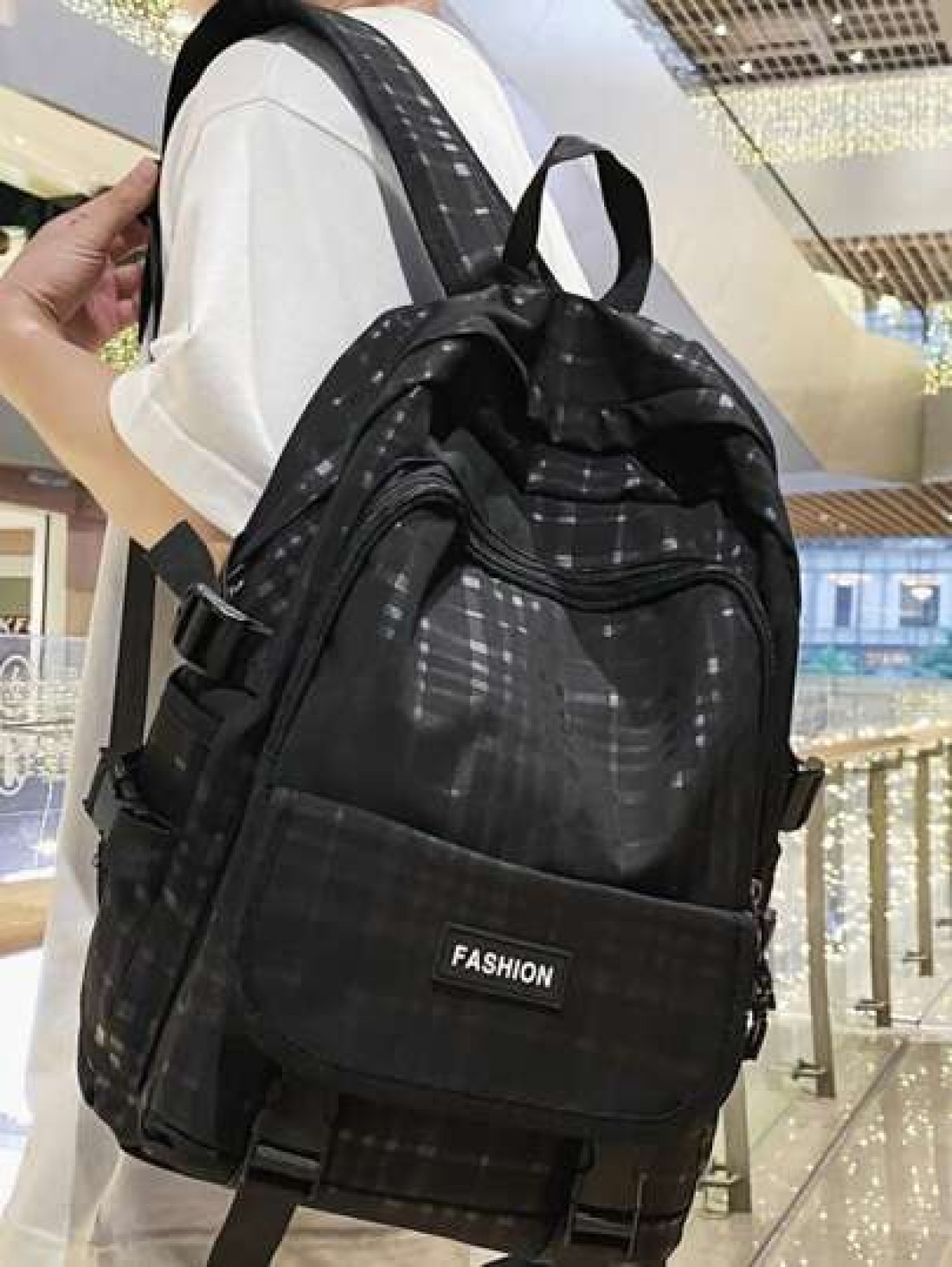 Men s Simple Large Capacity Travel Backpack Casual Day Pack For Middle High School Students College Laptop Bag School Backpack