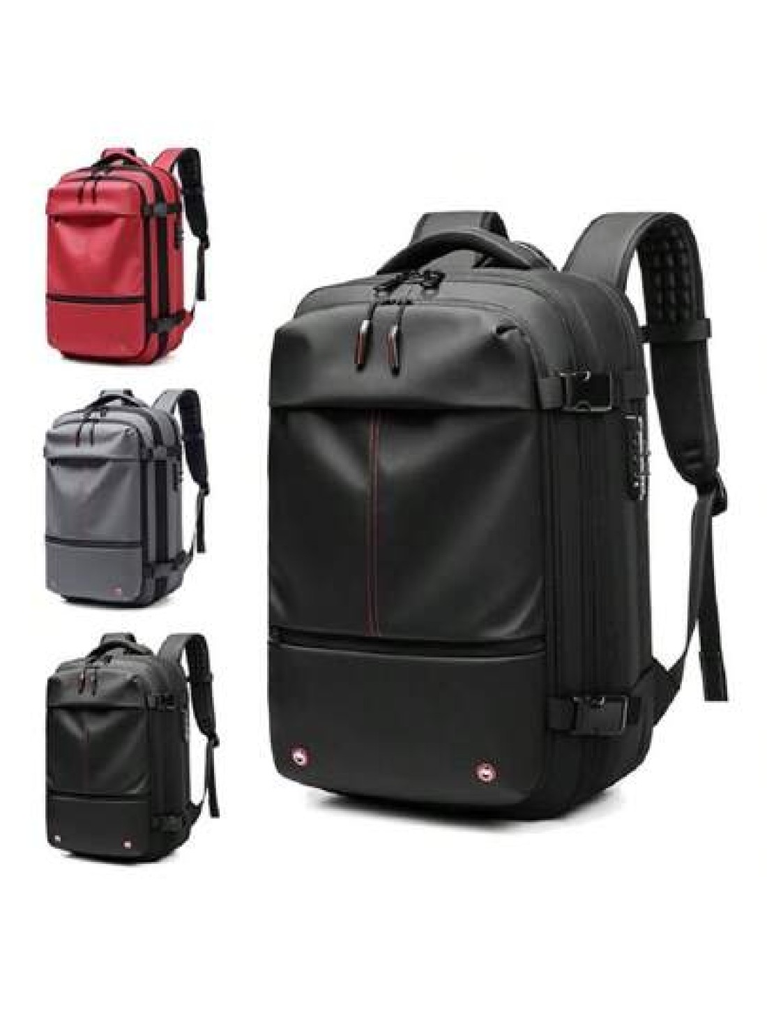Men s Travel Backpack 17 Laptop Backpack Vacuum Compression Backpack Business Large Capacity School Backpack Expand Outdoor Backpack Commute Book Bag School Bag Gifts Fall Christmas Scream Bag Backpac