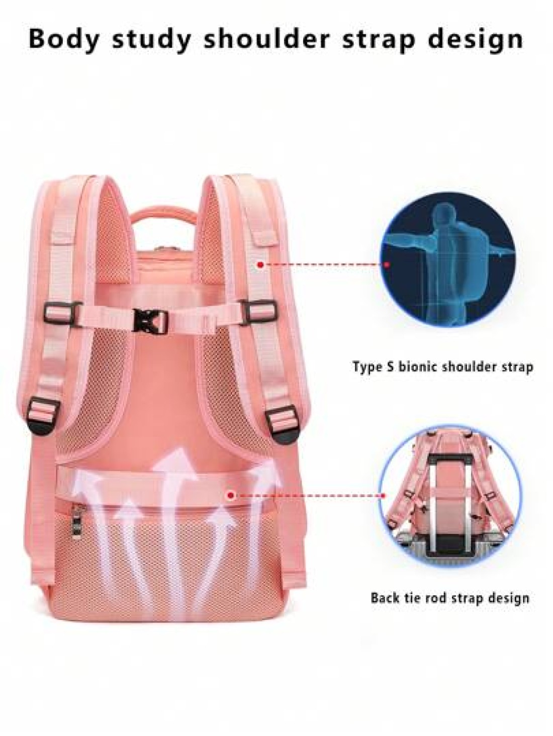 Large Capacity Water Proof Carry On Backpack Travel Backpack Short Distance Business Trip Duffel Bag Computer Schoolbag With USB Charging Port Suitable For Travel Business Vacation College School Outd