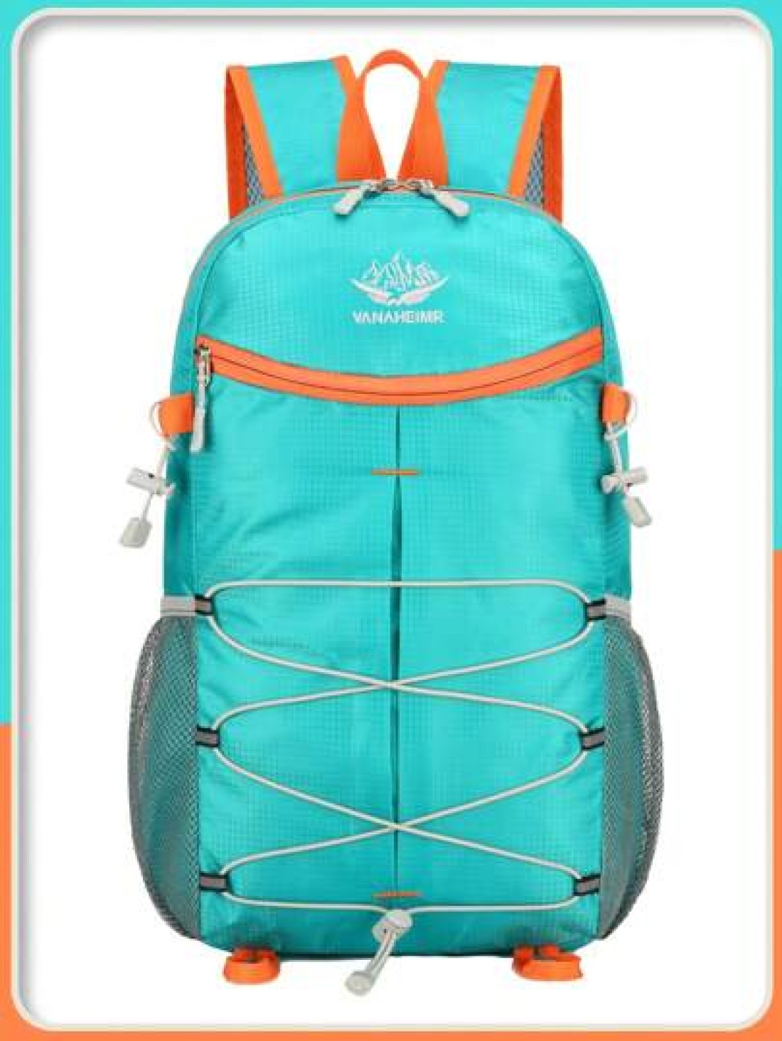 1 Pc Foldable Outdoor Adventure Backpack Minimalist Hiking Pack Large Capacity Gym Bag Multifunction Personality Casual Laptop Backpack Portable Fitness Training Bag With Multi Pockets Large Capacity