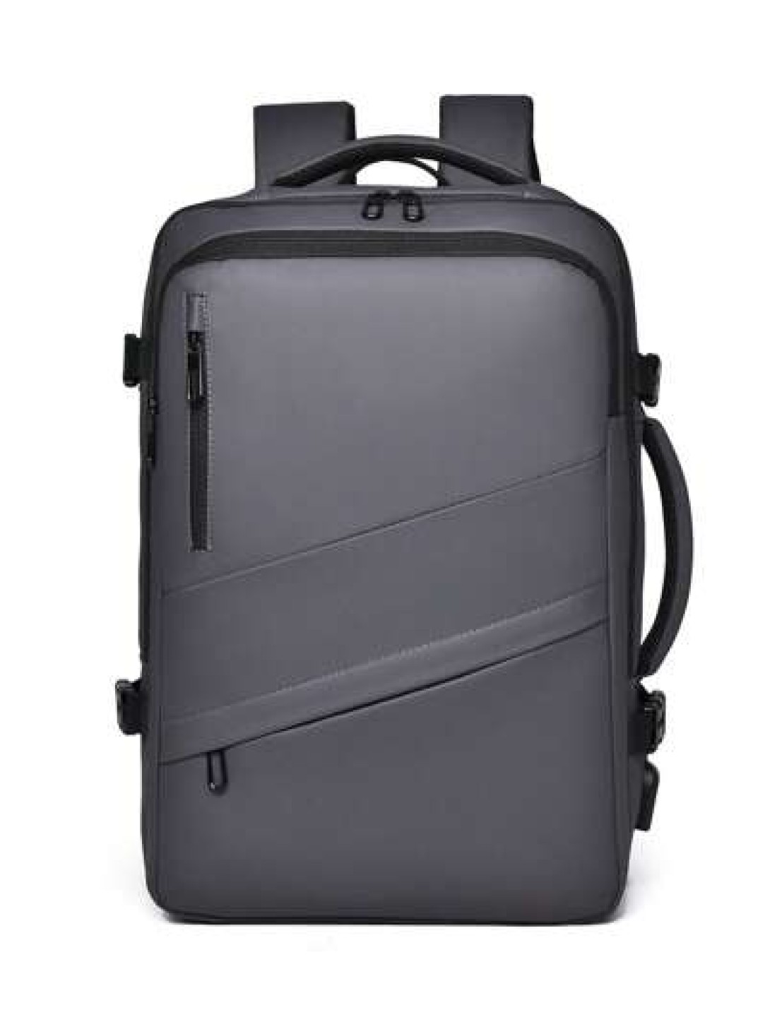 Men Backpack Rucksack Business Backpack With USB Charge Port 1pc Expandable Laptop Backpack Casual Multi Pocket Daypack Large Capacity Fashion Backpack High Quality Waterproof Oxford Male Travel Commu