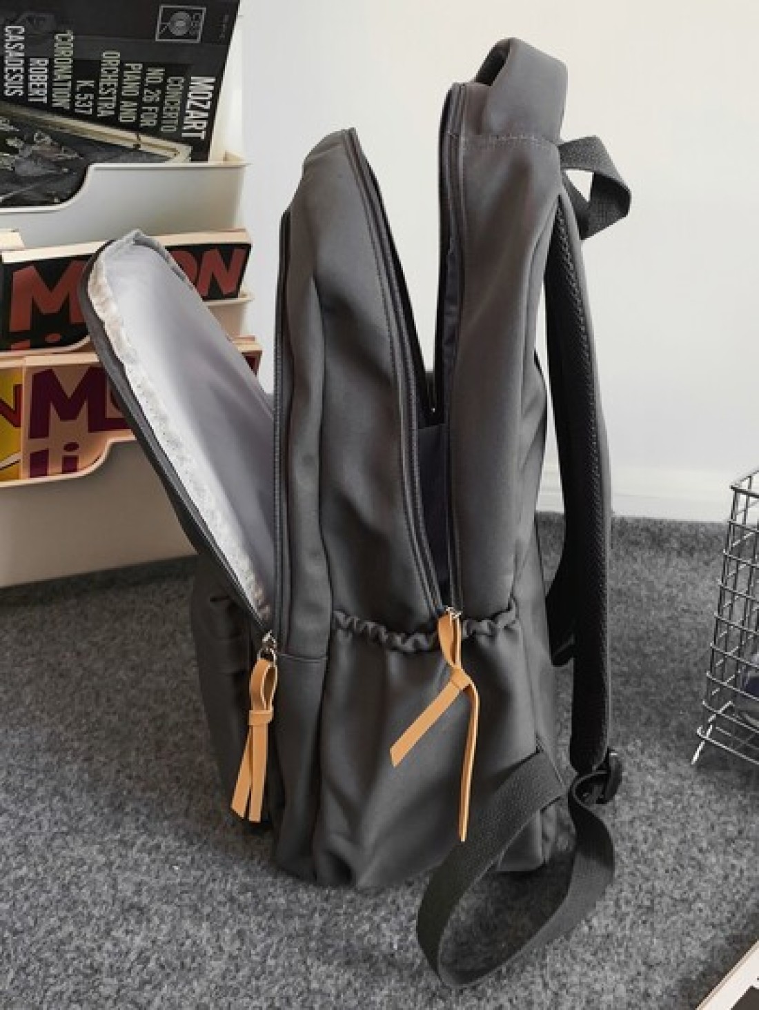 Canvas Backpack Large Capacity School Bag Casual Travel Rucksack Laptop Bag College Bag Summer Dad Bag For School Multi Functional For Books For School Supplies Teenagers Freshmen High School Universi