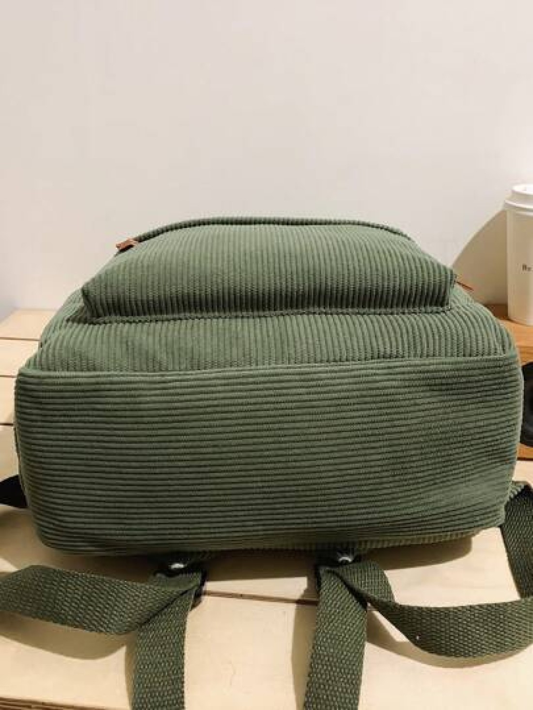 Teenagers Small Corduroy Backpack Lightweight Casual High School College 14 Inch Laptop Travel Bag Backpack Rucksack Dad College Bag School Bag Gifts Fall Christmas Scream Bag Backpack Winter Gifts Ca