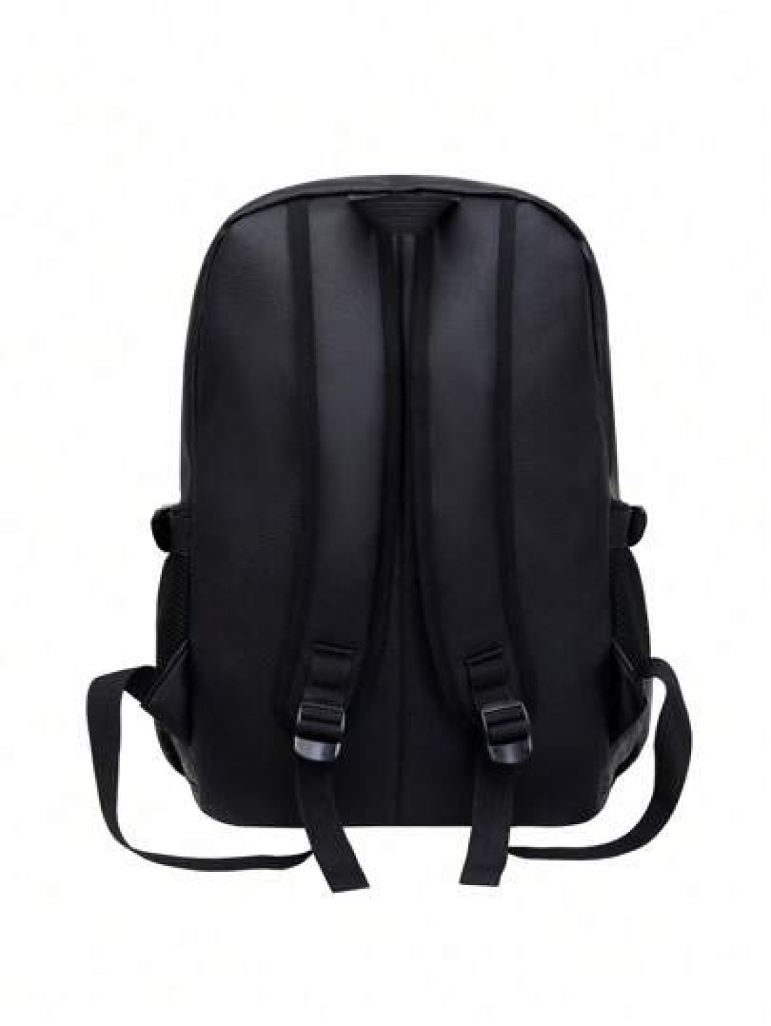 Color Block PU Leather Backpack Casual Travel Bag Student Schoolbag 15 6 Inch Laptop Backpack Black School Backpack Students Book Bag Cartoon Print Camouflage Fashion Leisure Print Backpack Black Bag