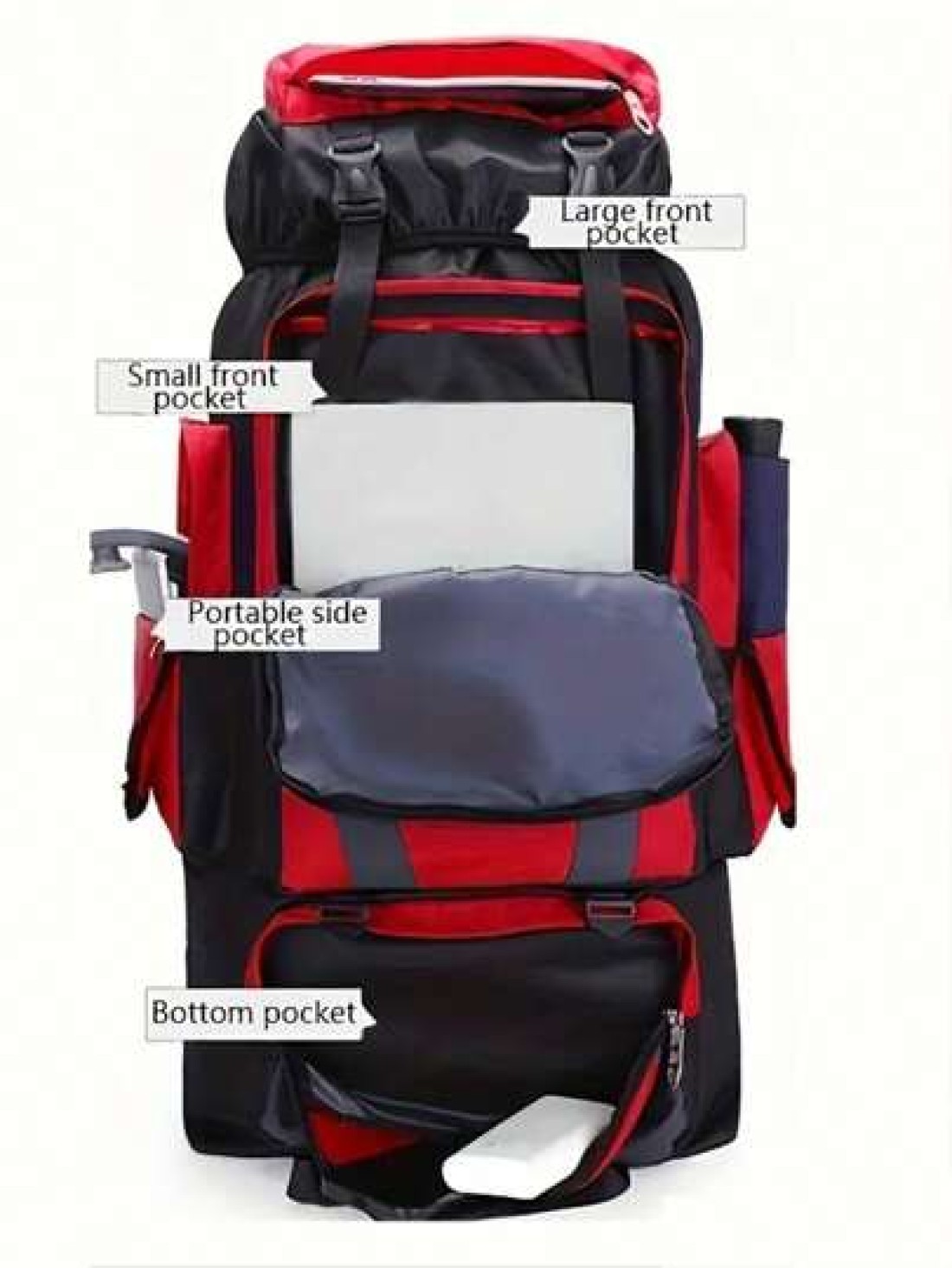 Light Hiking Bag Large Capacity Backpack Adjustable Travel Bag Multi Functional Hiking Bag Multi Pocket Duffel Bag Multi Pocket Camping Bag Suitable For Travel Holiday Hiking Hiking Camping Outdoor Sp