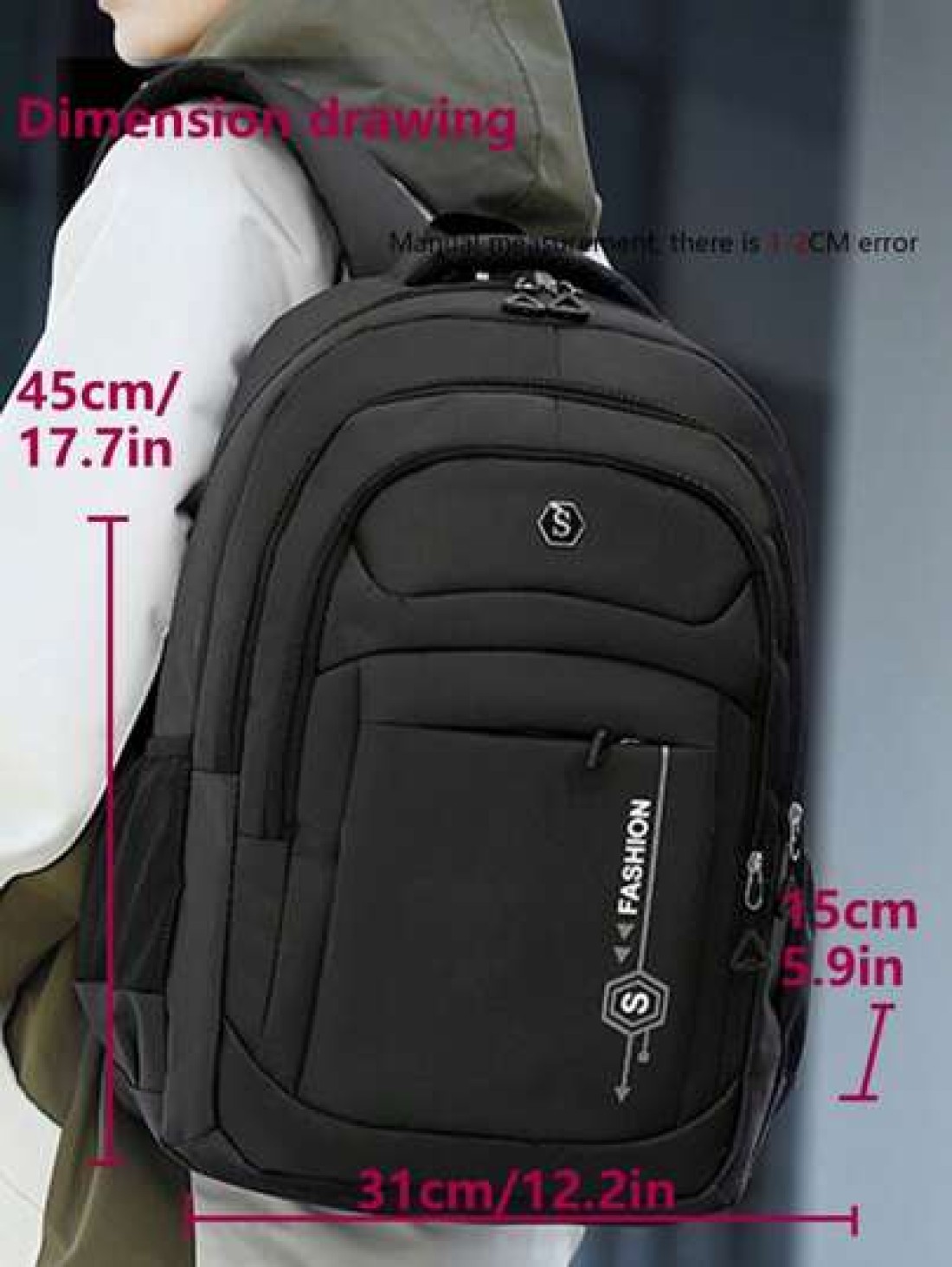 Lightweight Backpack With Large Capacity Suitable For Men Students Business Traveling Hiking With Laptop Compartment Backpack For Travel Bag Laptop