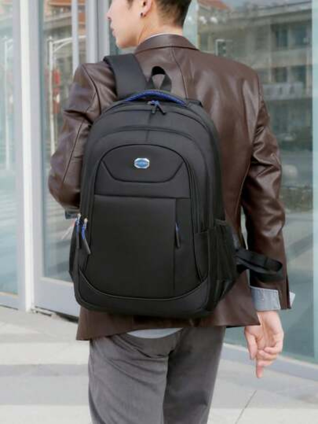 Fashion Business Travel Oxford Cloth Large Capacity Multifunctional Men s Functional Backpack