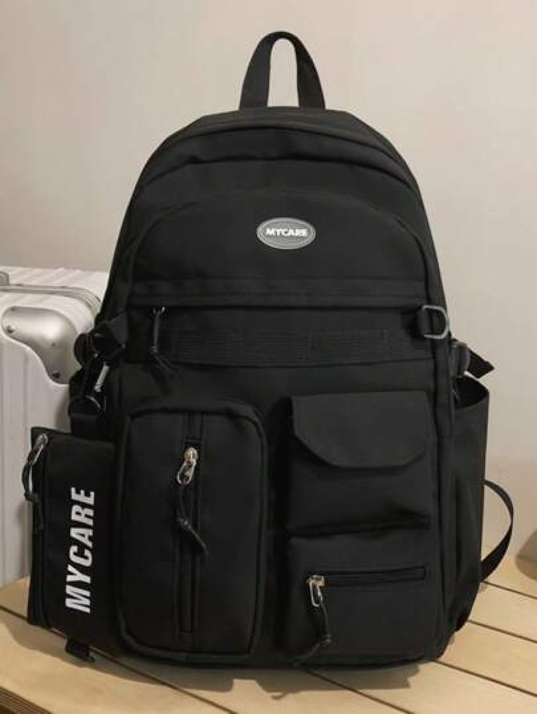Four Season Unisex Large Capacity Travel Bag With Multiple Pockets Anti Theft Student Backpack Waterproof Nylon Laptop Backpack With Pencil Case Unisex
