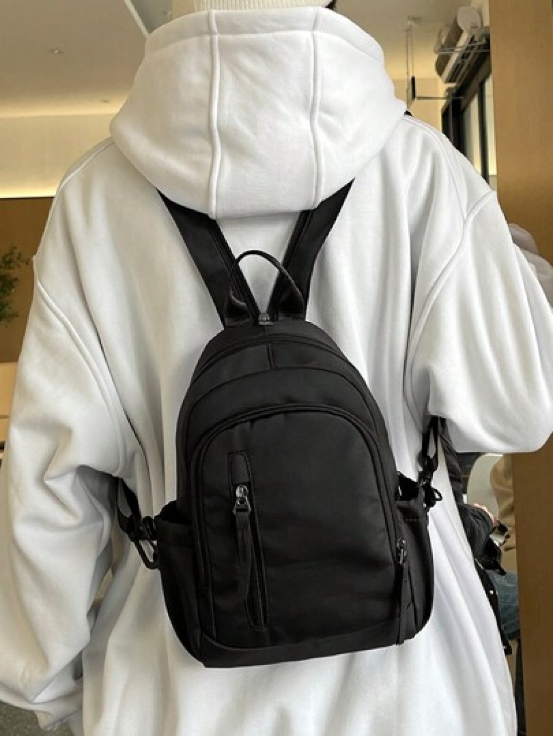 Men Functional Backpacks School Bag Bookbag Black Bag Casual Daypack Business Outdoor Minimalist For Students Valentines Gifts Rucksack Summer College Bag Dad Bag For School Multi Functional For Books