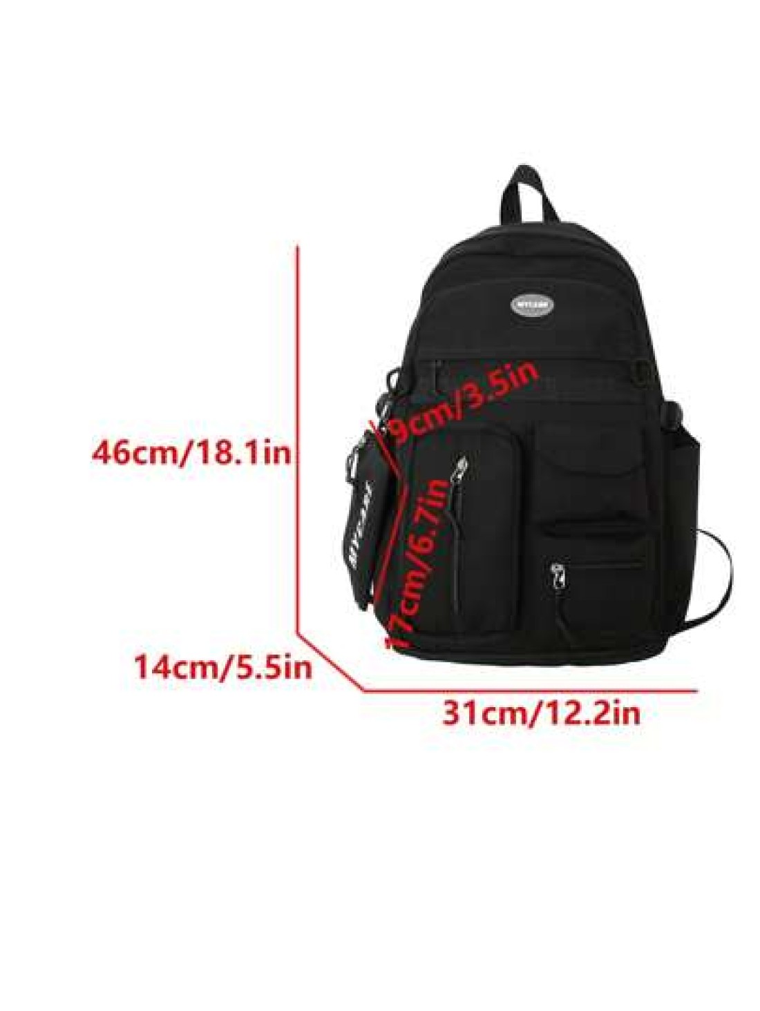 Men s Four Seasons Waterproof Nylon Backpack Laptop Backpack Schoolbag Unisex Large Capacity Travel Bag Multi Pocket Anti Theft Student Bookbag With Pencil Case For College High School And Middle Scho