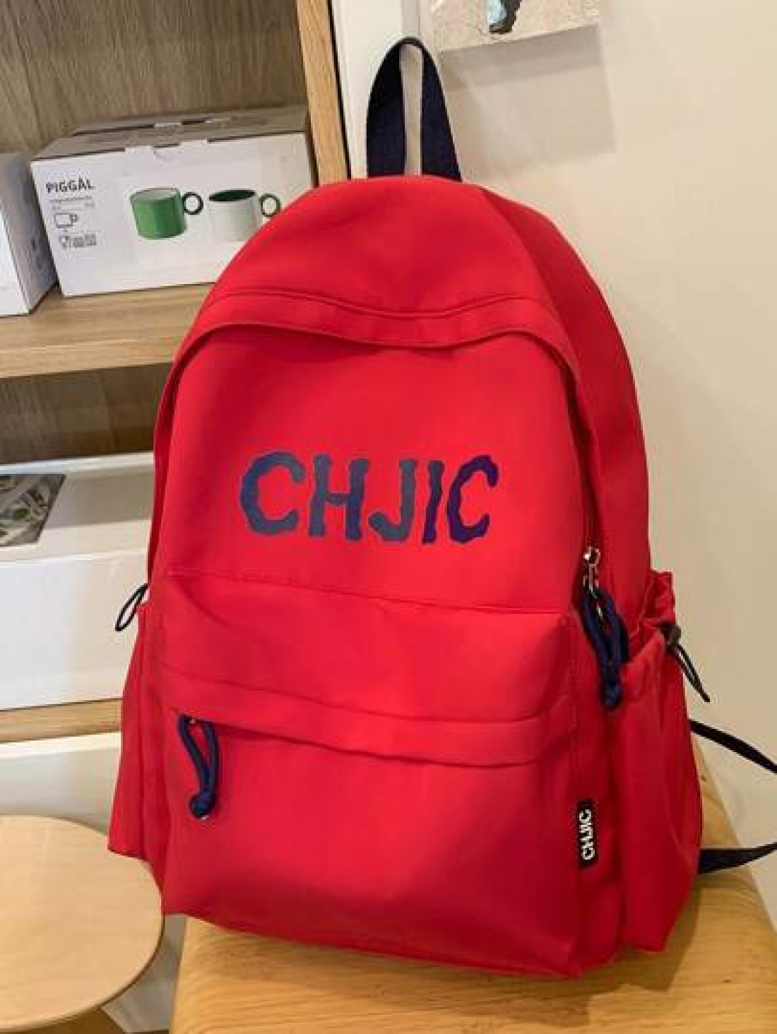 New Fashionable Contrasting Letter Print Backpack With Unique Design For Students Large Capacity Campus Backpack Commuting Backpack Nylon