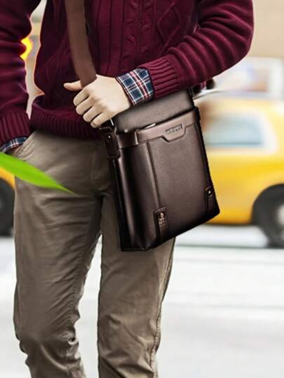 1pc Shoulder Bag Crossbody Bag Waist Bag Handbag Chest Bag PU Waterproof And Wear Resistant Material Multiple Pockets And Compartments With Large Capacity Adjustable And Portable Shoulder Strap Fall S
