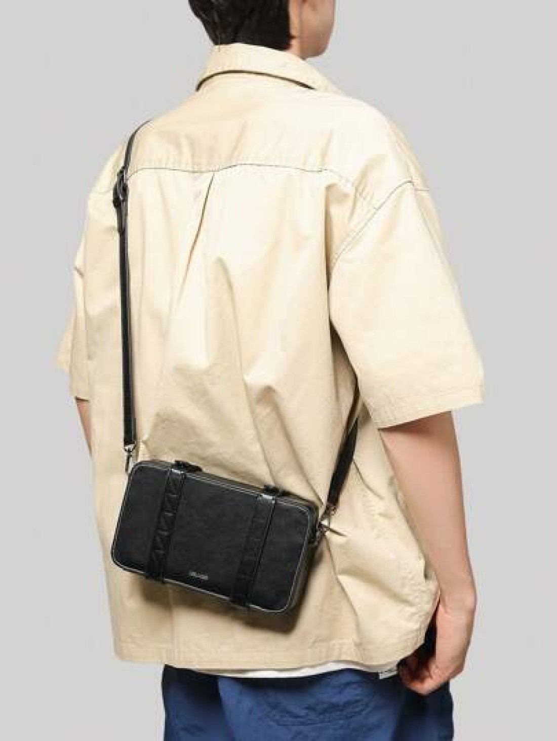 peach tree Men s PU Waterproof Messenger Bag Crossbody Bag Shoulder Bag Small Square Bag Business Casual Style With Detachable Pouch Ideal For Business Trips Storing Toiletries And Tools Large Capacit