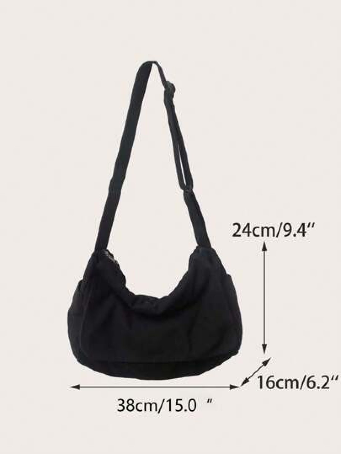 Large Capacity Canvas Hobo Bag School Bag For Graduate Teen Girls Freshman Sophomore Junior Senior In College University High School Perfect For Outdoors Travel Back To School Literary School Bag Book