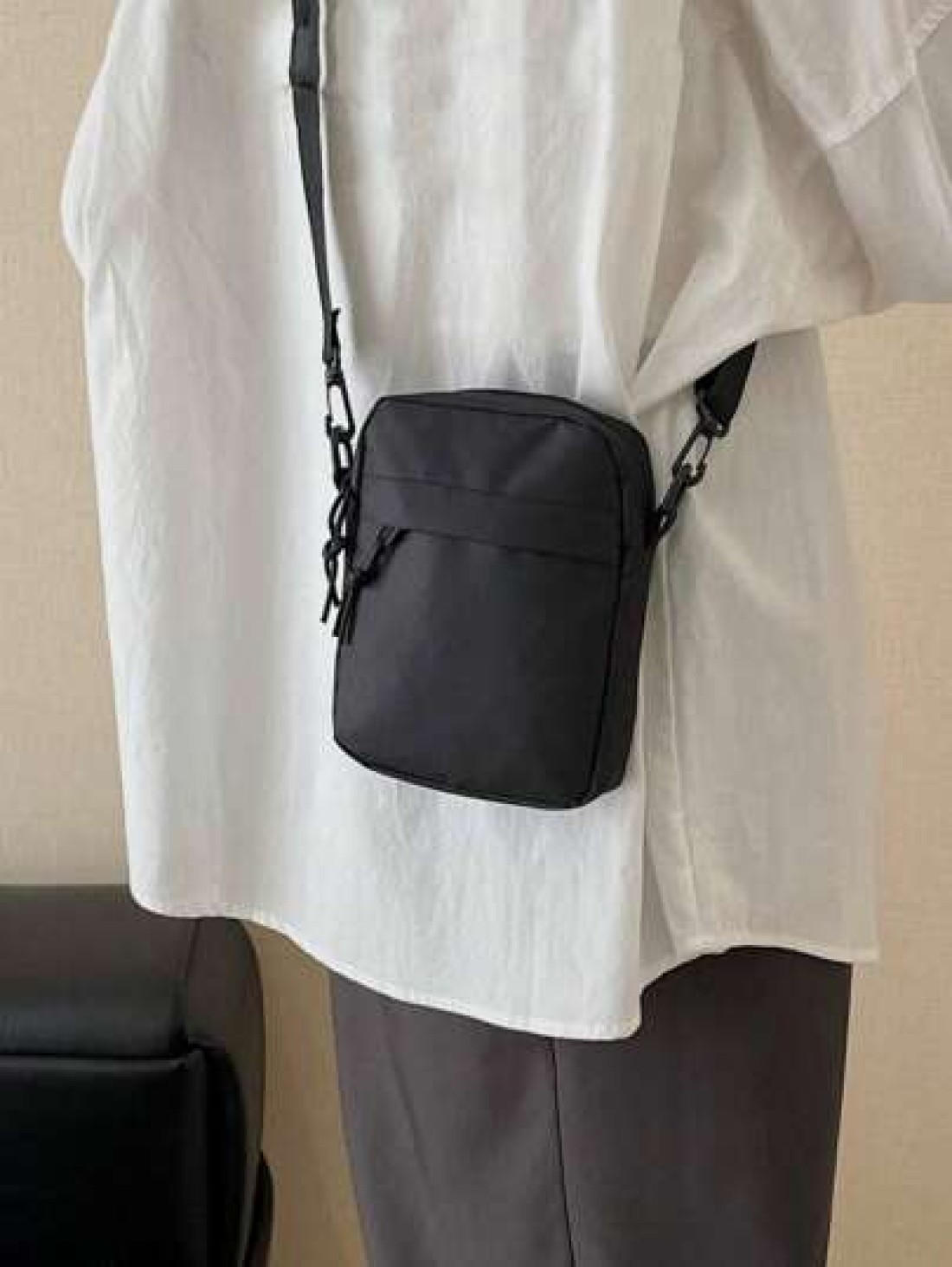 Mini Men Square Bag Handbag Schoolbag Sling Bag Sport Bag For Student College School Bag Multi Functional Crossbody Bag Shoulder Bag Students Commute Summer Bag Fall Messenger Bag Old Money Christmas