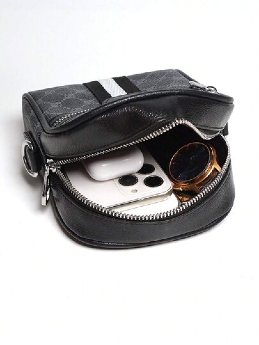 Mobile Phone Crossbody Sling Bag Faux Leather Small Square Shoulder Bag Men s Bag Fit Street College Father s Day Gift Travelling Adult Birthday Gift Freshman Tote Bag Rider Bag Gym Bag Checkered Plai