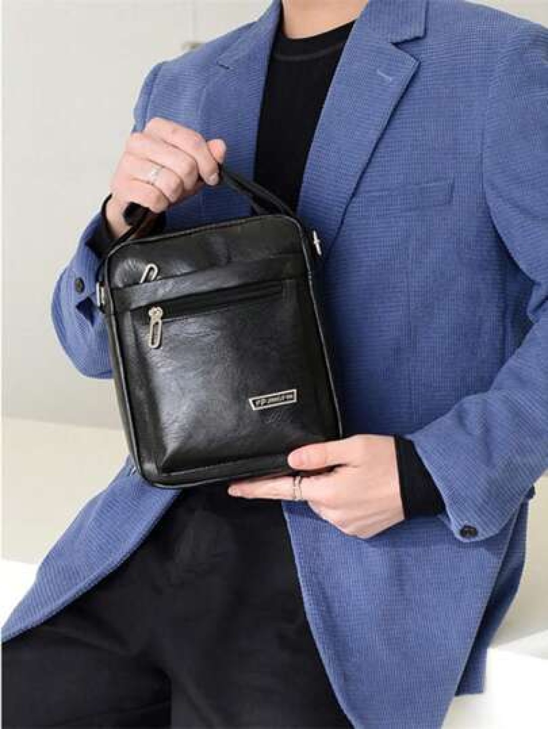 Men s Bag Casual Shoulder Bag Men s Bag Casual Cross Body Bag PU Leather Bag Business Bag For Gifts For Christmas Gifts Side Bags For Sling Bag For Crossbody Bag Shoulder Bag Dad Gifts Boyfriend Gifts