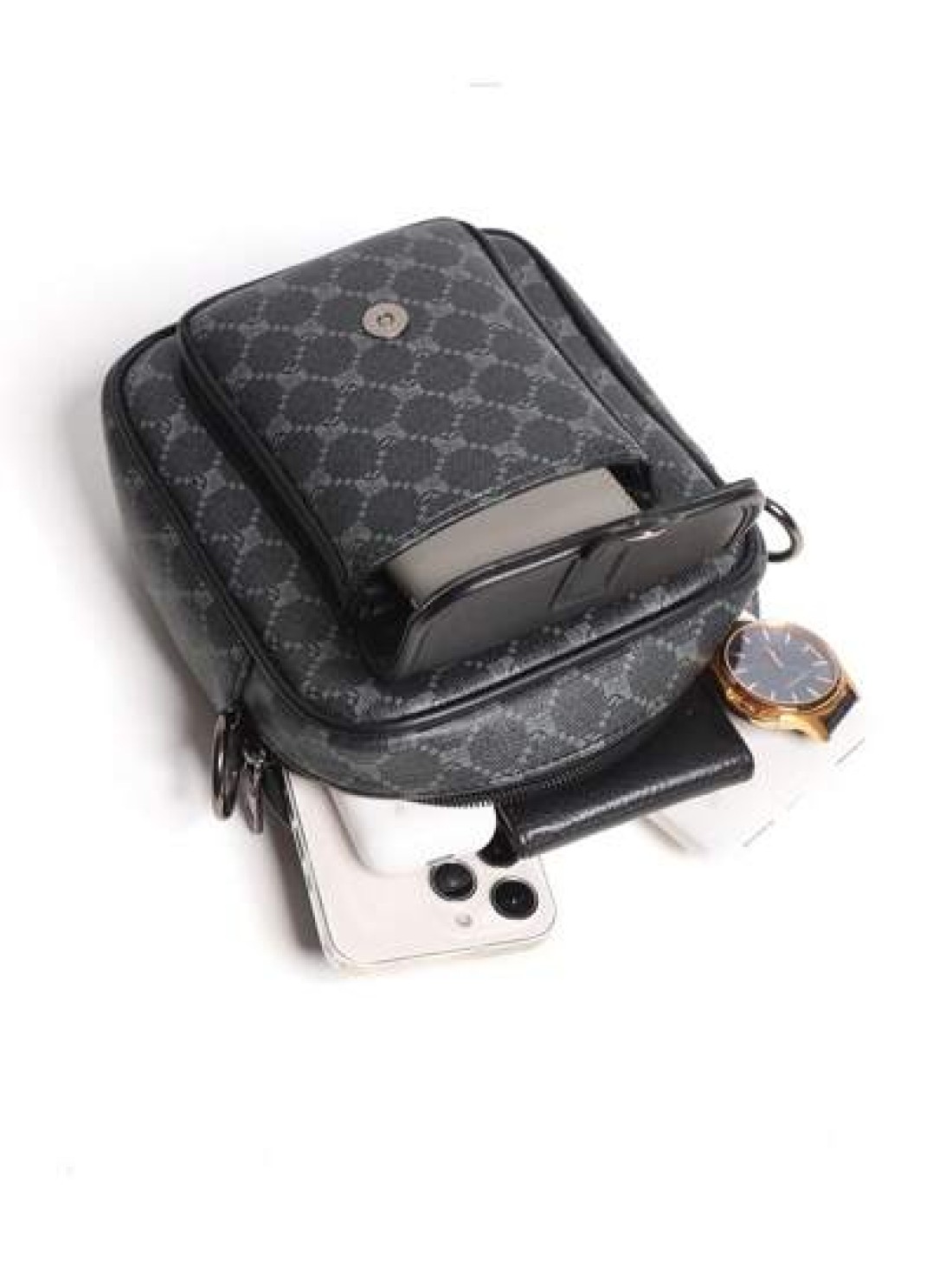 Men s Casual Small Flap Crossbody Shoulder Bag MINI Messenger Bag Faux Leather Sling Phone Bags Fit College Street Valentine s Day Gift Travelling Freshman For Books Bag Fall Ba Black Bag Hiking Gifts