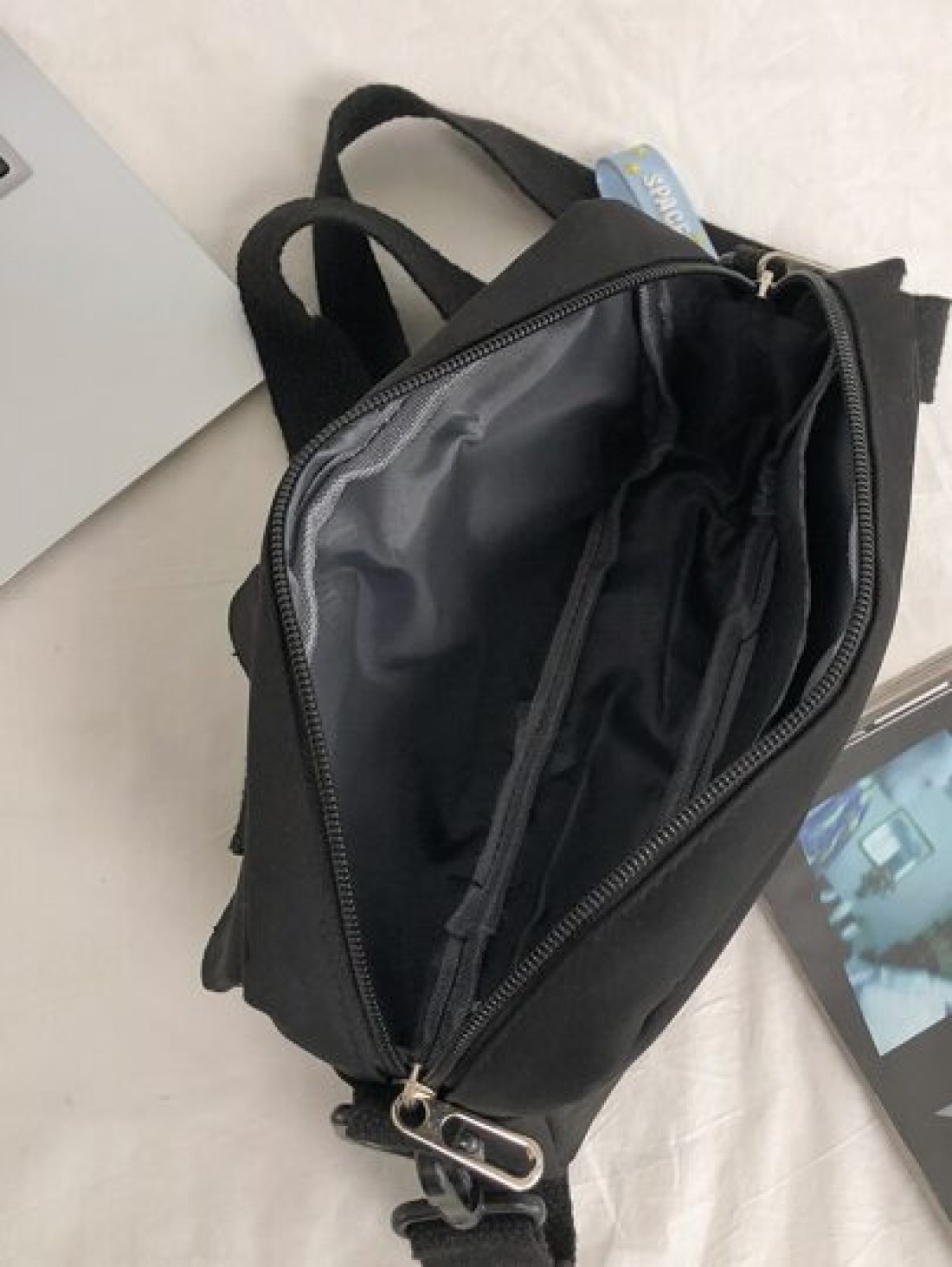 Lightweight Stylish Men s Cross Body Bag With Decorative Pendant Funny Gifts Travel Holiday Gifts For Men Vacation Men Gifts Laptop Winter Large Capacity Multi Functional Outdoor Student Shoulder Bag