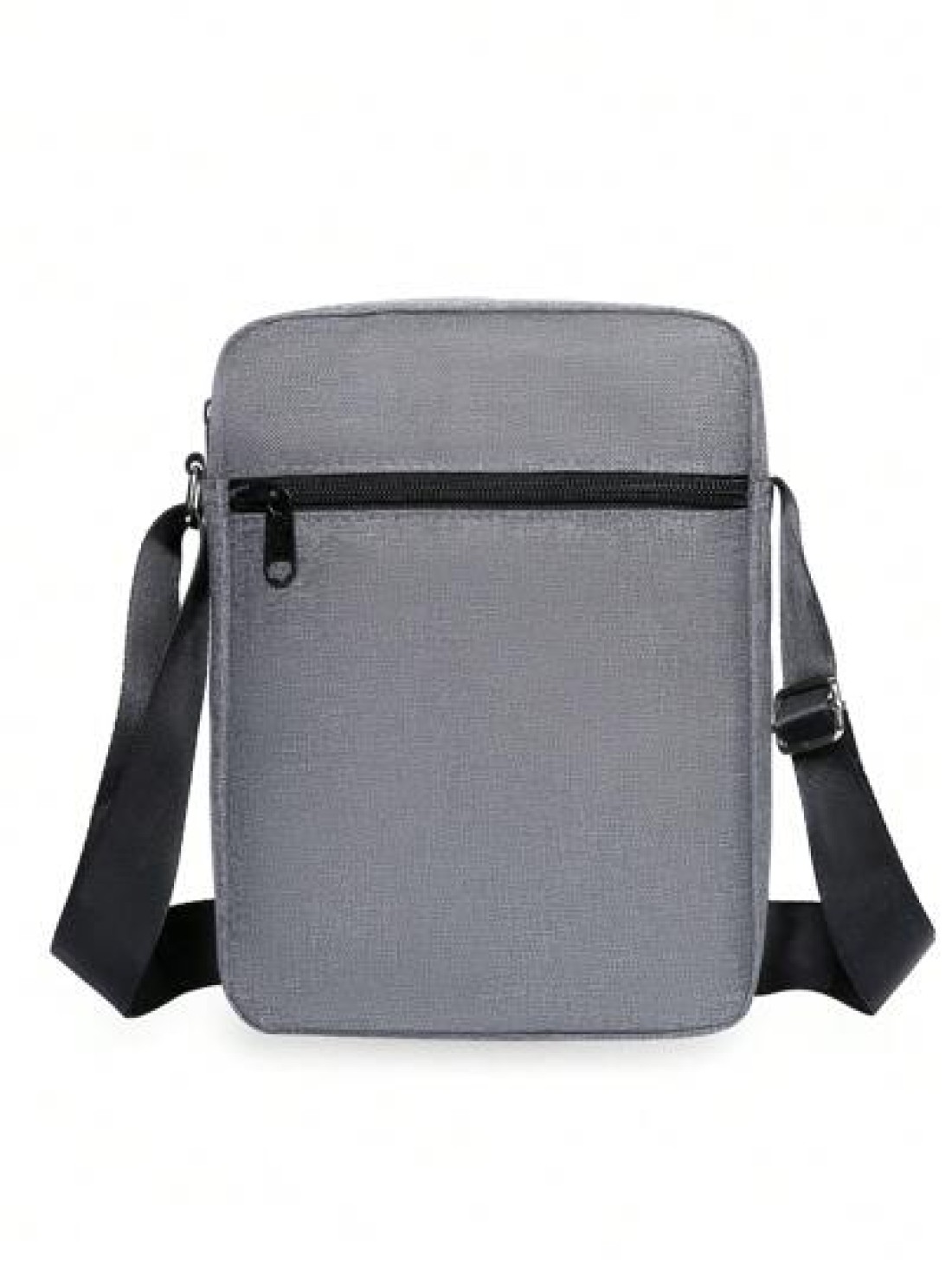 Zipper Closure Men s Grey Nylon Shoulder Crossbody Bag Sling Bag Shoulder Bag Side Bag Square Bag For Holiday School Bag For College Students Summer Gifts For Boyfriend College Bag Dad Sling Bag Multi