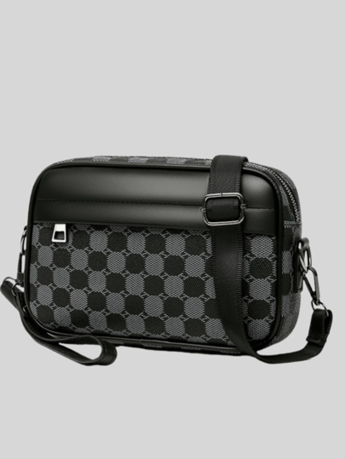 Men s Diagonal Shoulder Strap Messenger Bag Simple Fashion Handheld Zipper Closure Bag Suitable For Men s Daily Use And Travel Can Be Worn Diagonally Or As A One Shoulder Bag