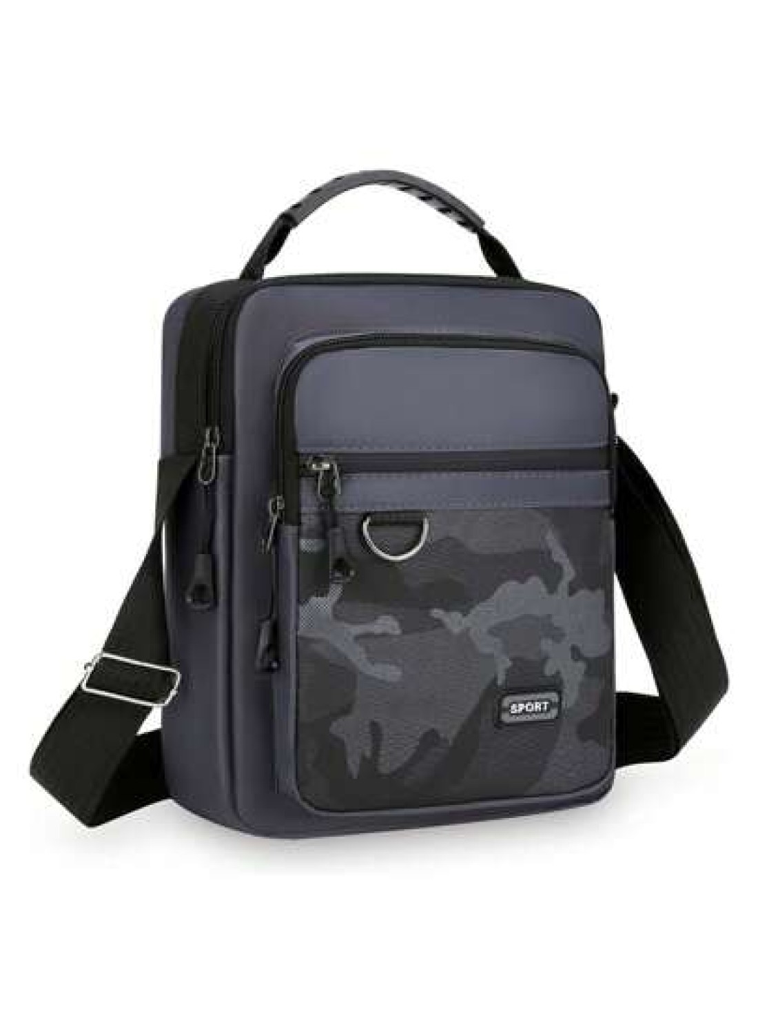 New Multifunctional Men s Bags Korean Version Of The Simple Sports Outdoor Crossbody Bag Men s Large Capacity Shoulder Bag