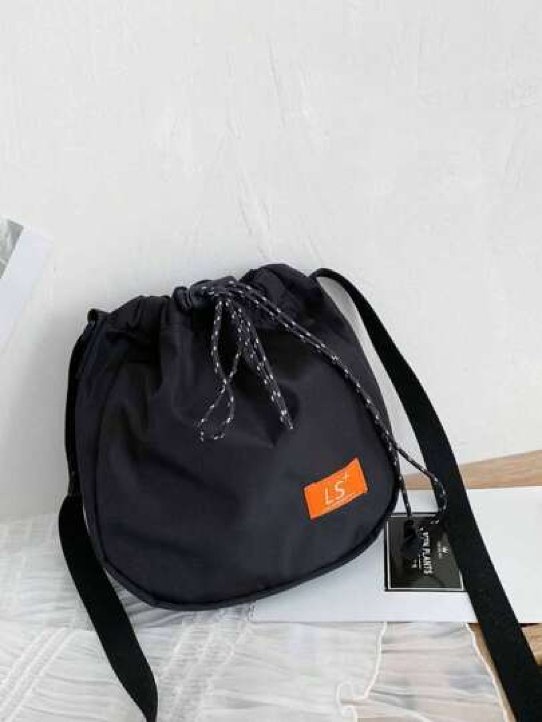Student Multifunctional Shoulder Bag Shoulder Bag Casual Bag Men s Drawstring Messenger Bag Handbag Schoolbag College Outdoor Sports Commuter Bag Going Out Lightweight Old Coin Christmas Screaming Men