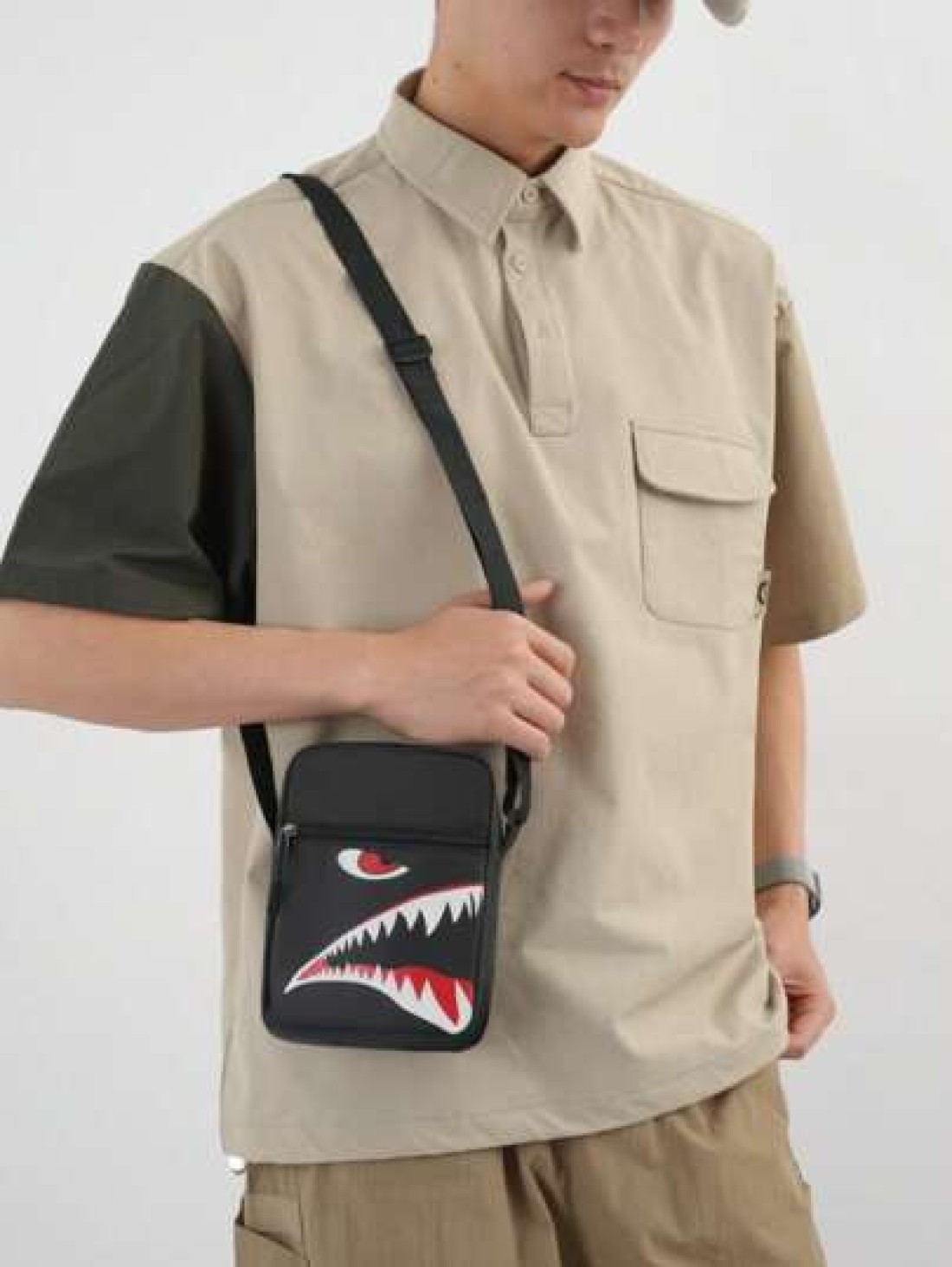 Crossbody Bag Men s Bag 2025 New Popular Shoulder Bag Backpack Men s Crossbody Sports Small Bag Small Casual Shoulder Bag Casual Shoulder Bag Oxford Cloth Small Backpack Men s Bag Casual Crossbody Bag