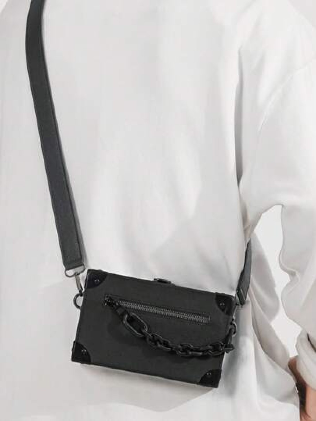 1 Male Bag Niche Crossbody Men s Small Shoulder Bag Japanese Men s Bag Shoulder Bag Box Shaped Bag Small Square Bag Crossbody Men s Bag Sling Bag