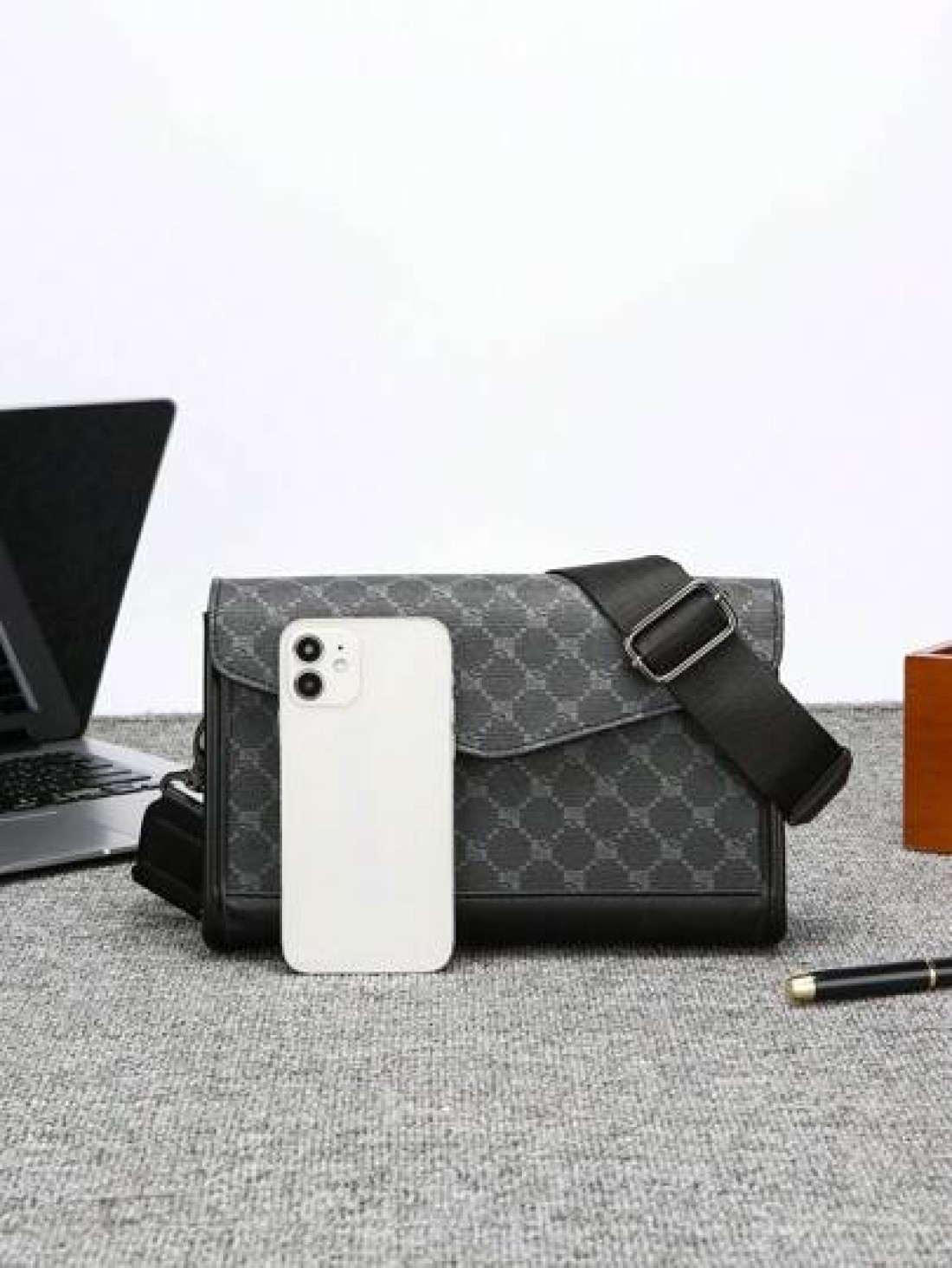 Men s Classic Square Box Shoulder Bag Faux Leather Crossbody Side Bag Small Messenger Bag Fit Underclassmen Father s Day Gift Valentine s Day Gift Travelling Commuting Sling Bag Fashion Men s Bags Bus