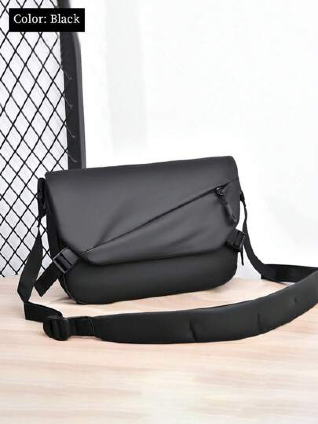 Men s Messenger Bag Fashion Large Capacity Shoulder Diagonal Bag Solid Color Square Bag Water Resistant PU Crossbody Bag Lightweight Casual Crossbody Bag Suitable For Men Youth Gift Men Bag Gifts For