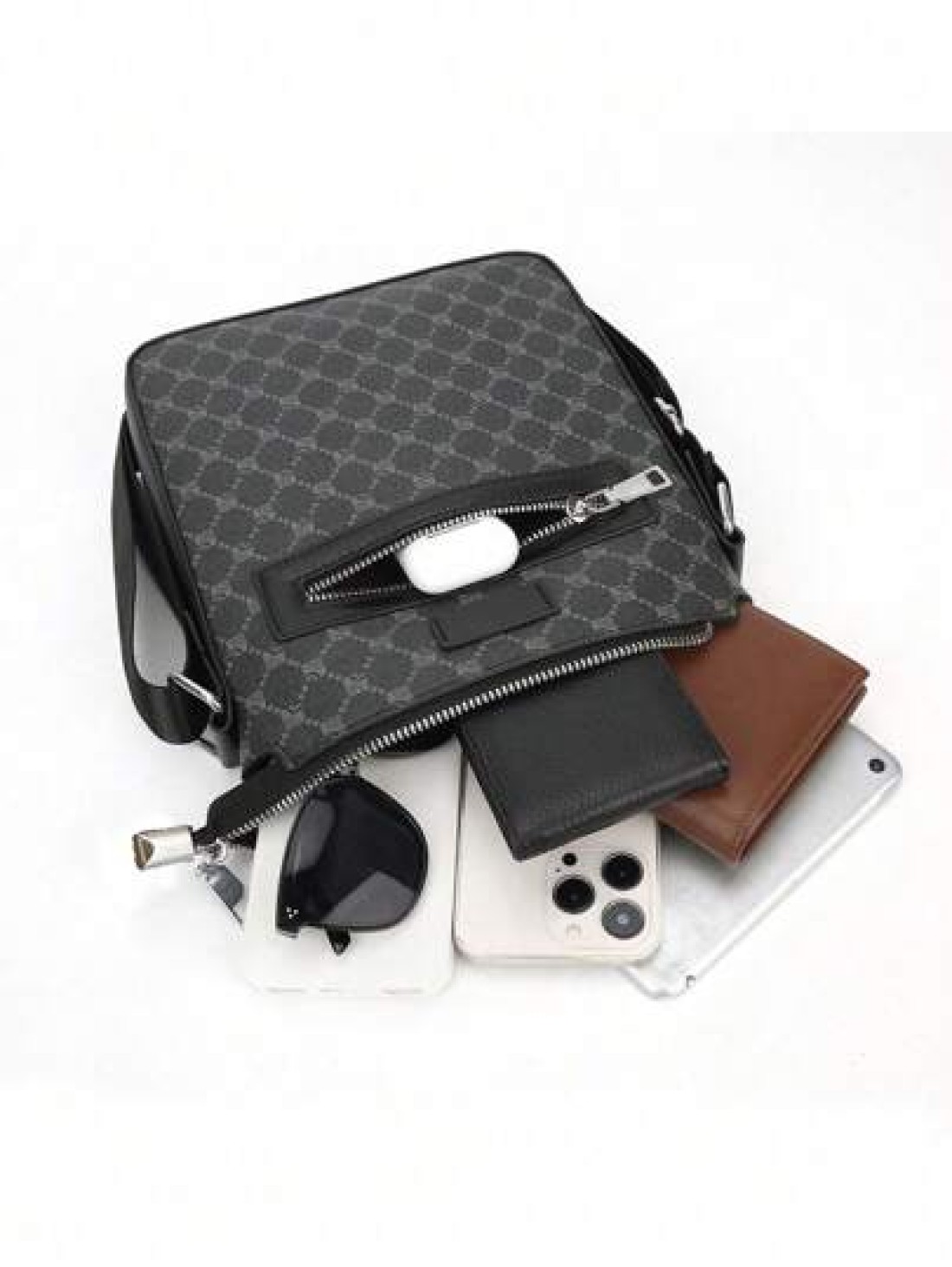 Men s Business Small Square Messenger Bag Casual Shoulder Crossbody Bag Crossbody Bag Sling Bag Chest Bag With Earphone Hole Lightweight For School Outdoor Christmas Gifts Scream Bag Winter Bag Thanks