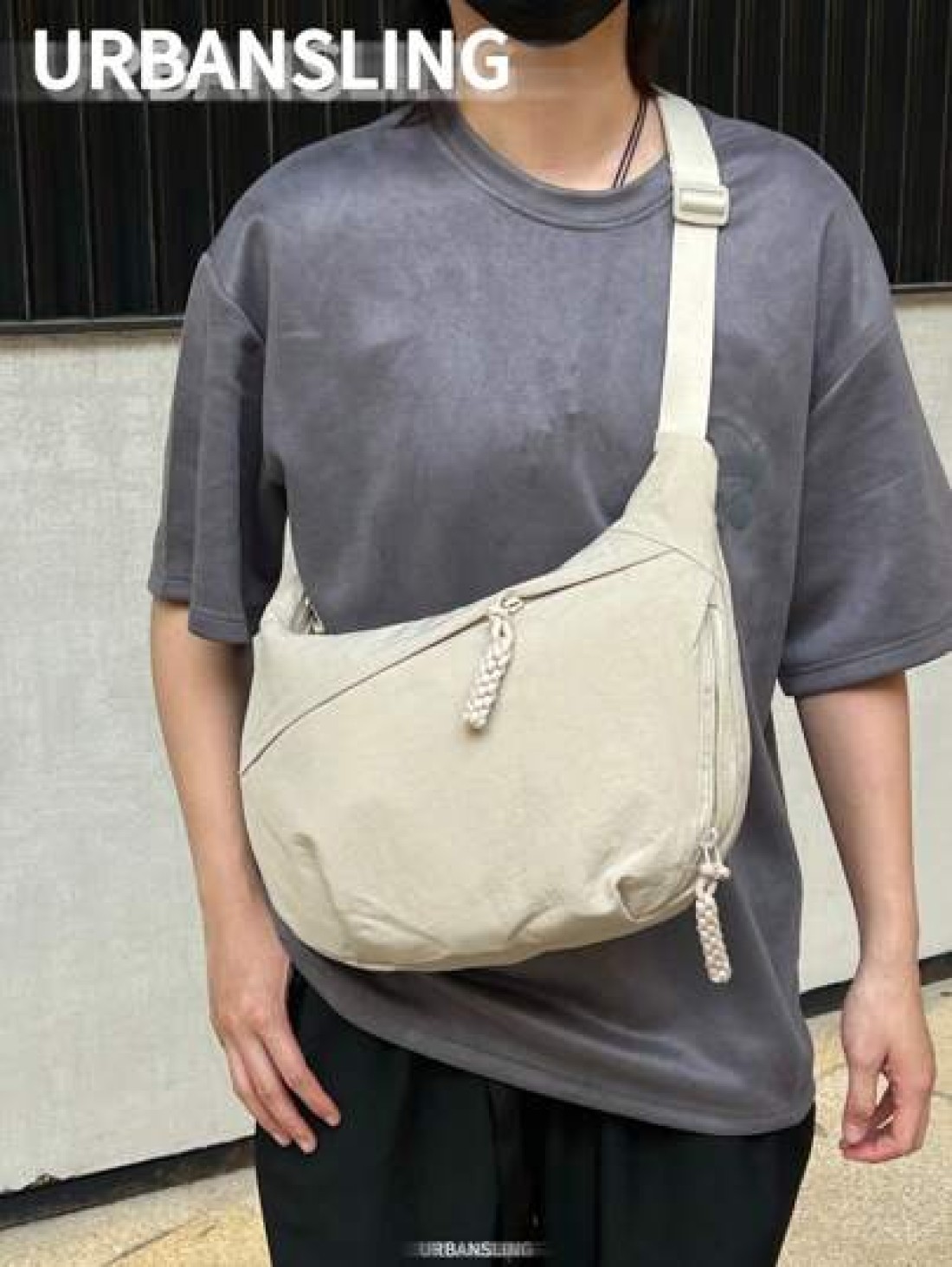 Men s Stylish Solid Color Large Capacity Crossbody Bag Business Commuter Simple Chic Shoulder Bag Streetwear Dumpling Bag Outdoor Activities Convenient Travel Sling Bag Multi Pocket Suitable For High
