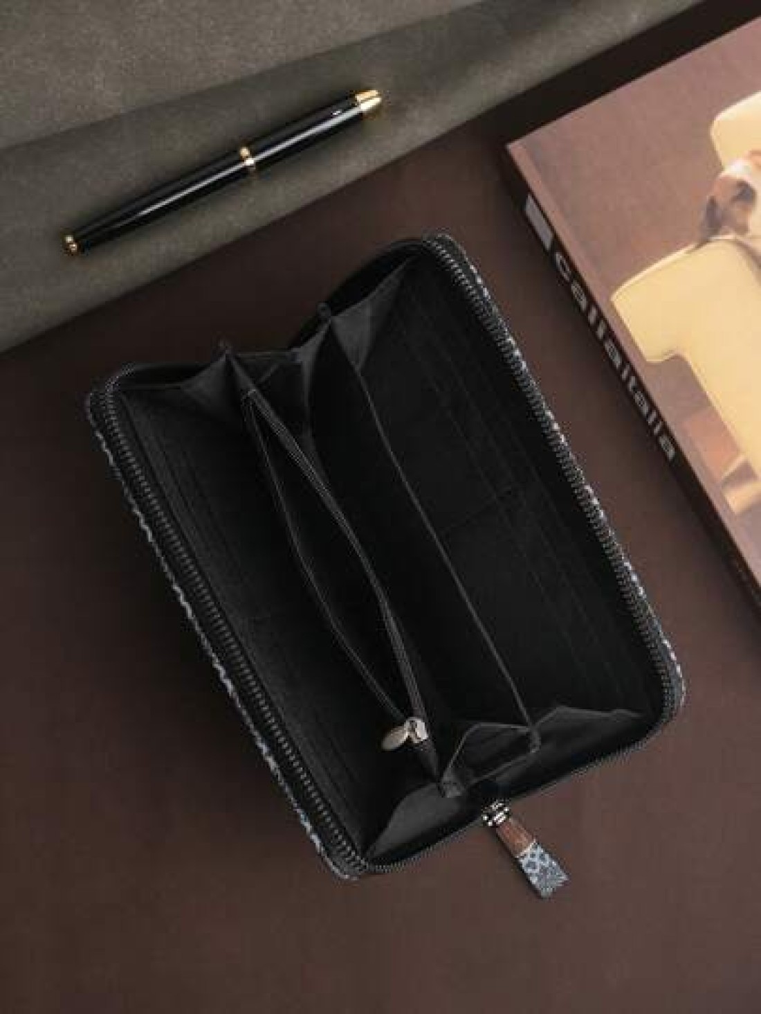 HOVI S Fashionable Minimalist Business Men s Clutch Bag Dual Zipper Large Capacity Multi Card Slot Wristlet Great Gift For Men On Holiday Anniversary