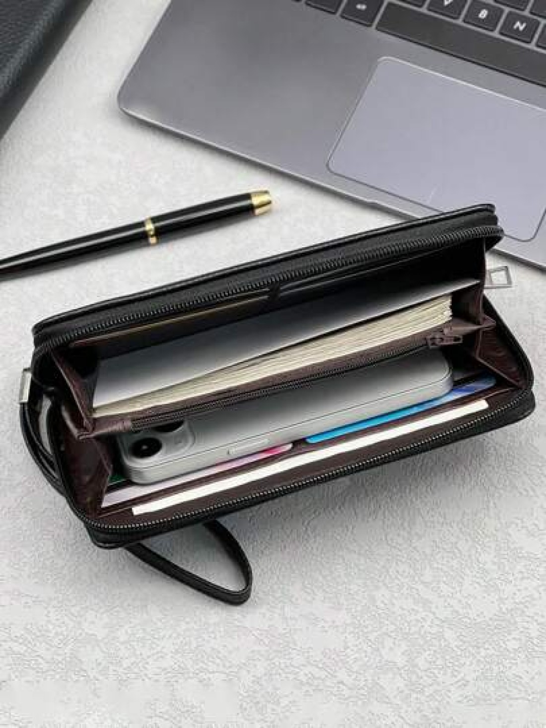 HOVI S Simple Casual Commuter Long Wallet Fashion Portable Large Capacity Multifunctional Travel Clutch Phone Wallet Holiday Gift Laptop Fashionable Casual Christmas Thanksgiving Fall Winter Purse Gif