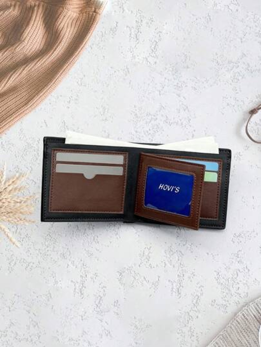 HOVI S Men s Short Wallet Stylish And Portable Multi Card Holder For Young Men